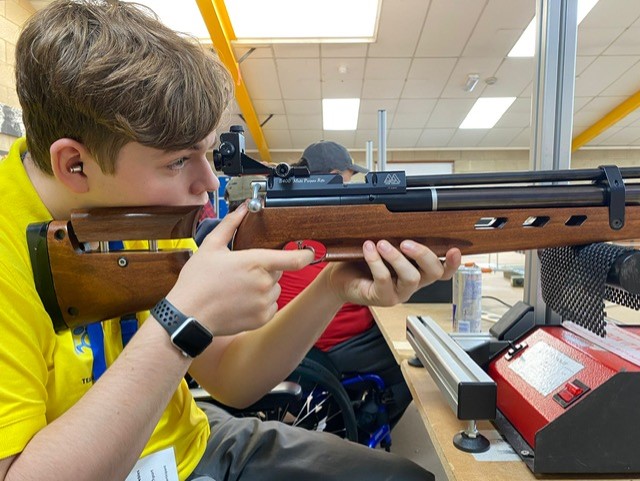 James selected to represent AKS for Lancashire in British Schools Shooting competition