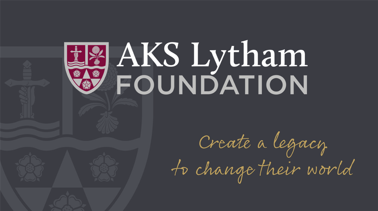 Our new charity, the AKS Lytham Foundation has now launched!