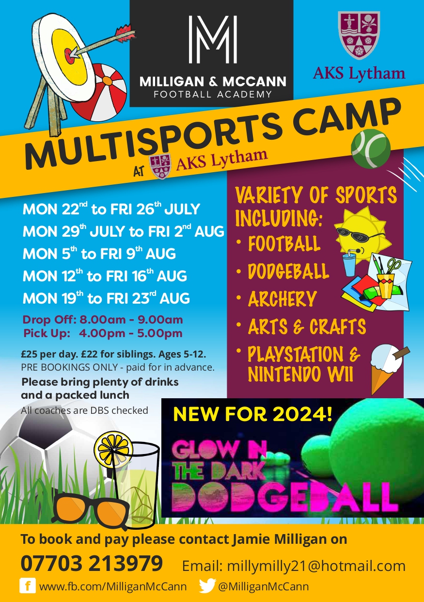 Milligan & McCann Summer Multisports Camp