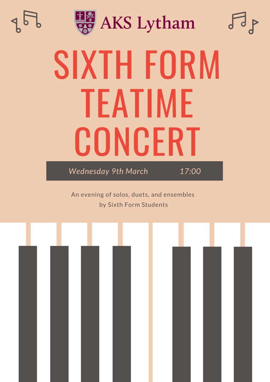 Sixth Form Teatime Concert