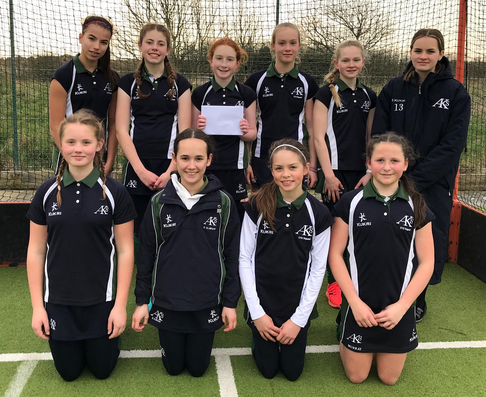 U13 Hockey team finish Runners-Up in North West Finals