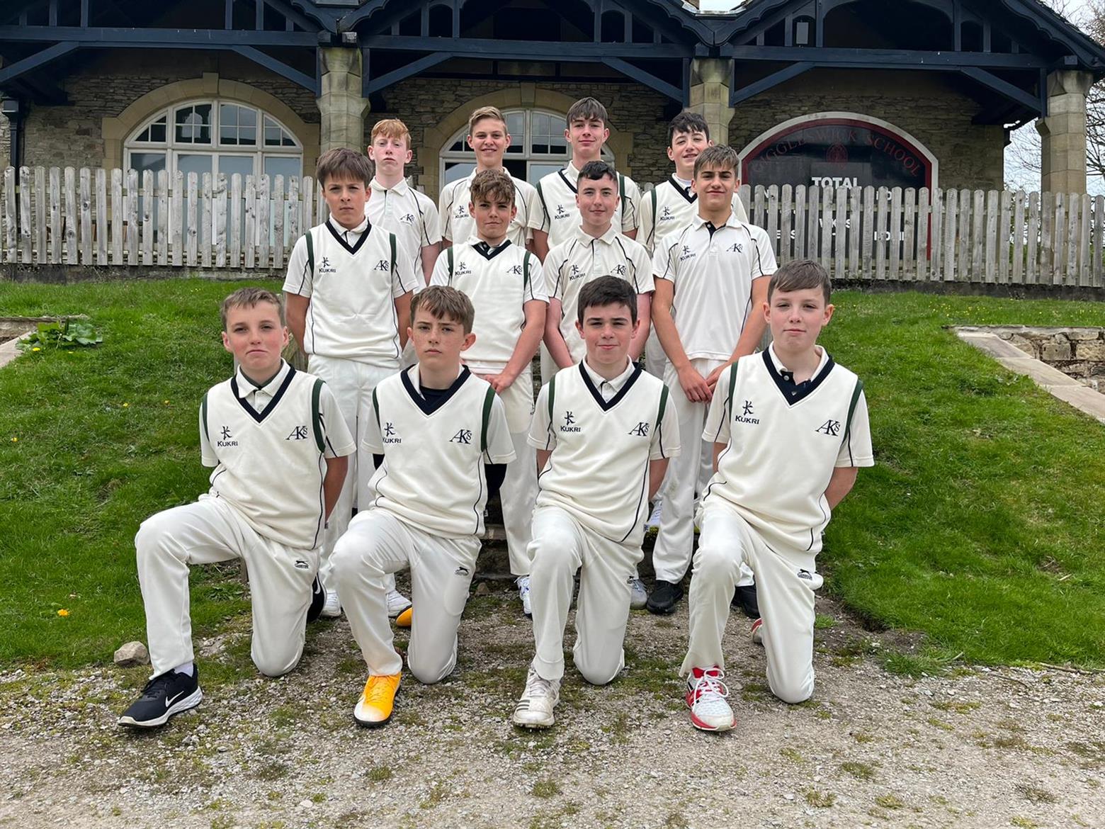 AKS Cricketers start with a clean sweep