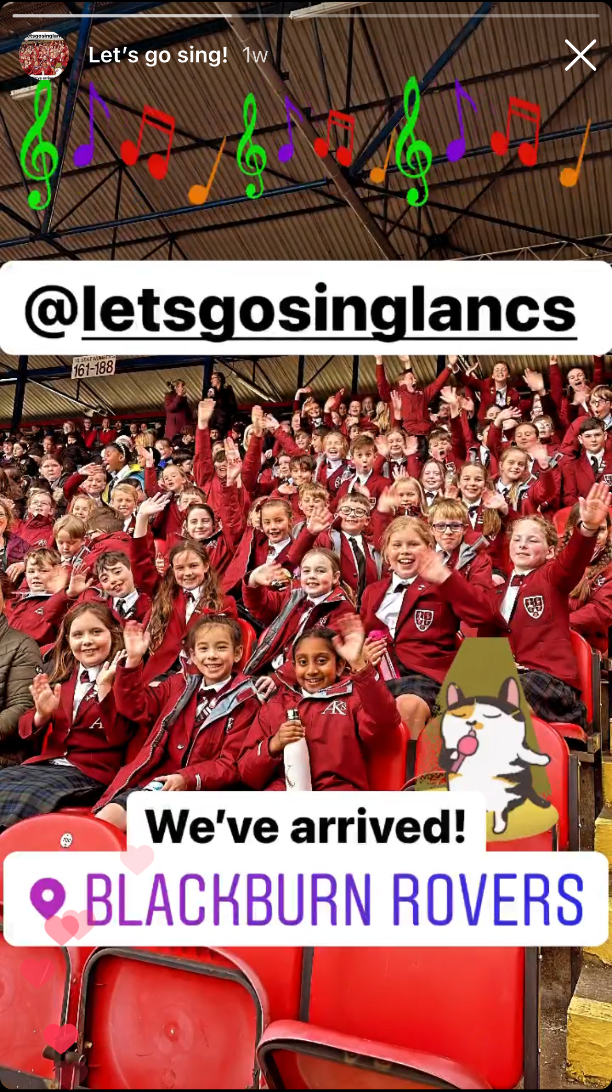 Prep pupils perform at Let's Go Sing!