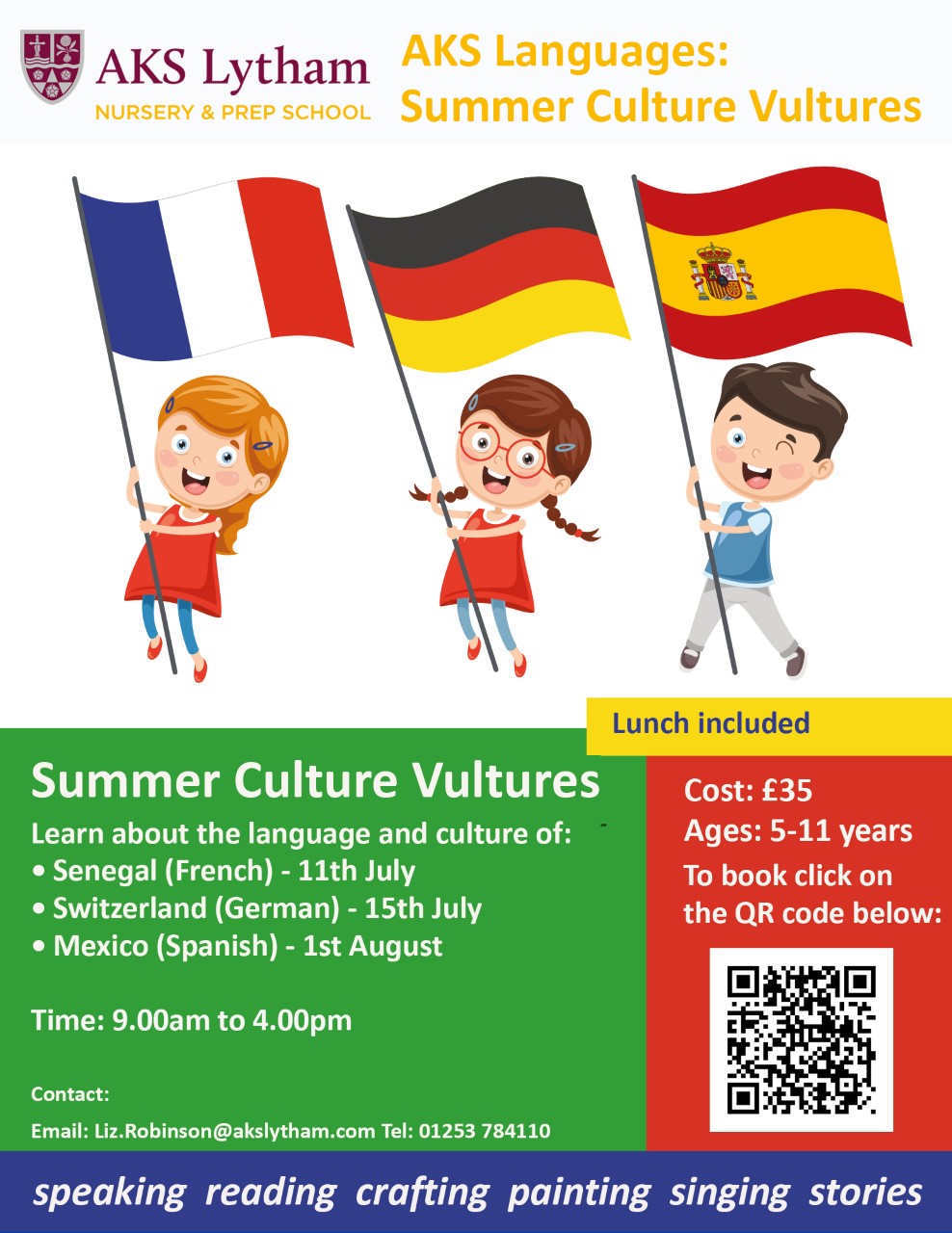 AKS Summer Culture Vultures - Session 1 French
