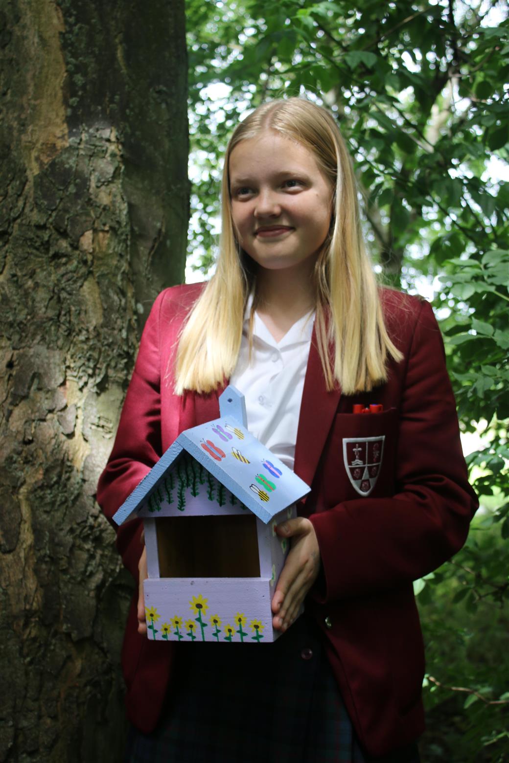 AKS Art students provide bird boxes for Park View 4U