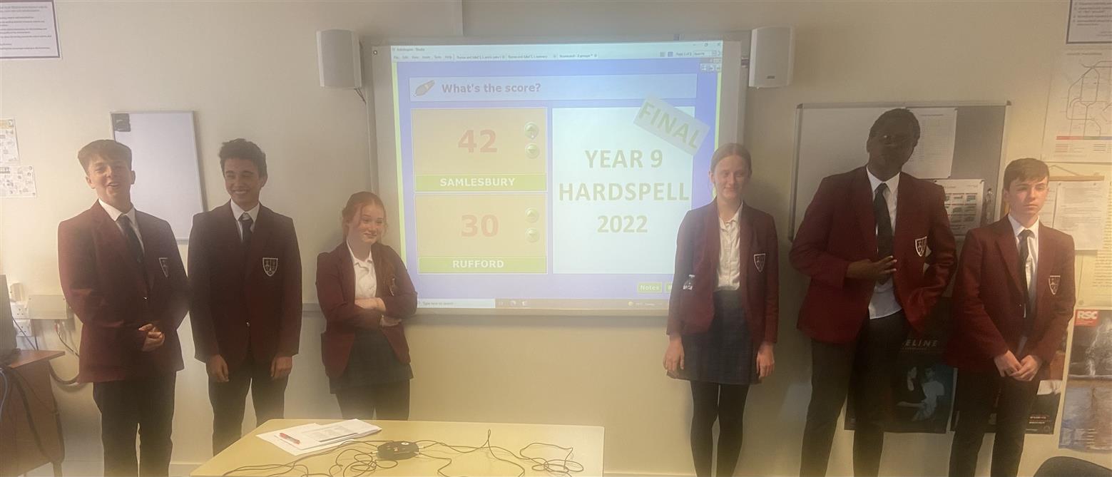 Year 9 Hardspell House competition