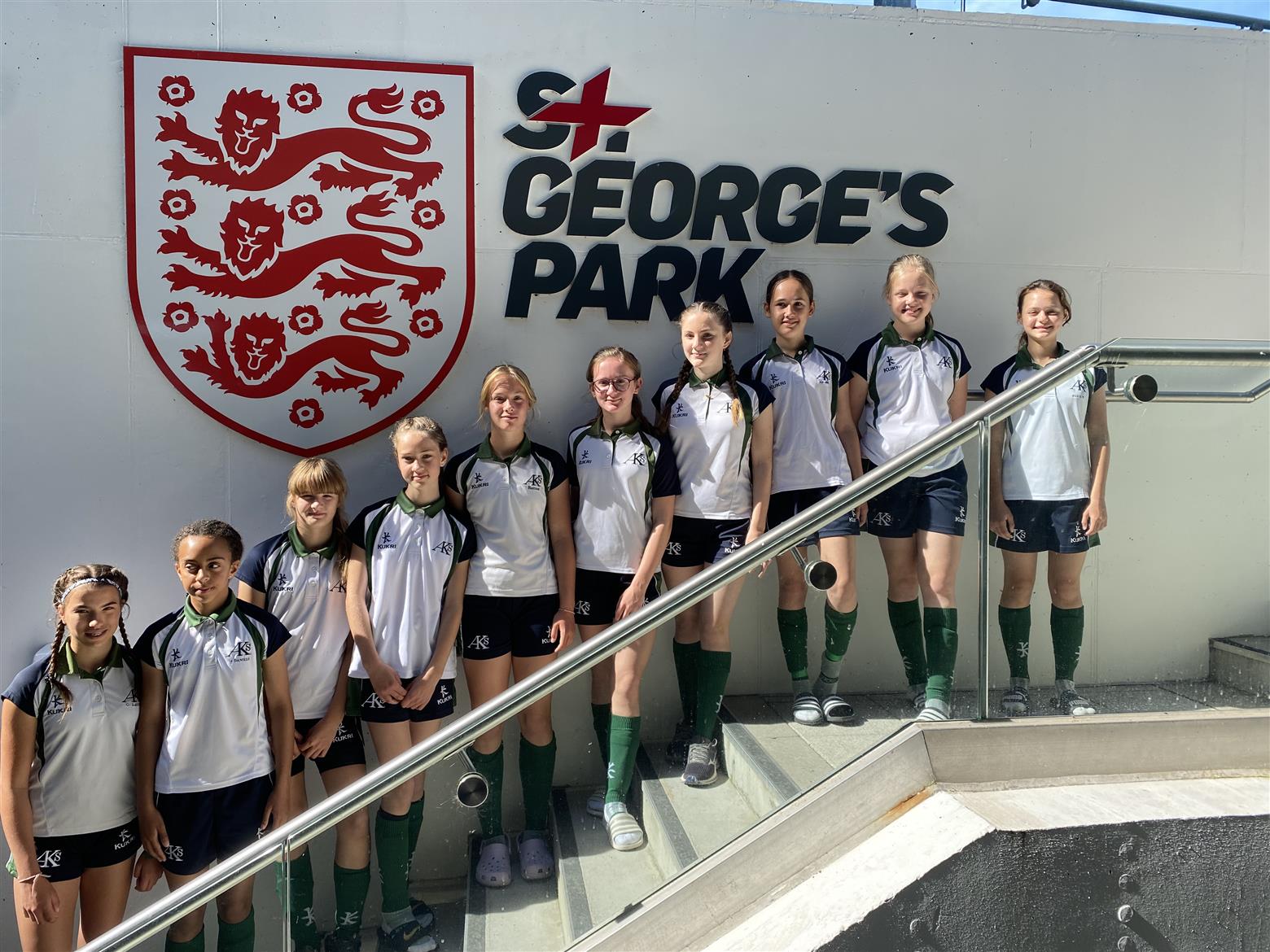 An amazing day for our U13 Girls football squad at St George’s Park
