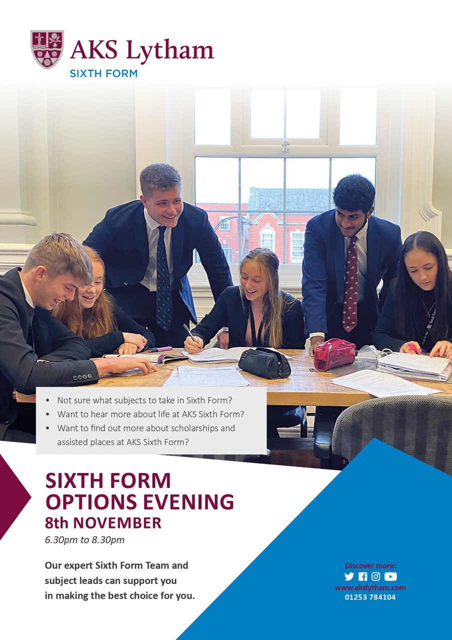 Sixth Form Options Evening