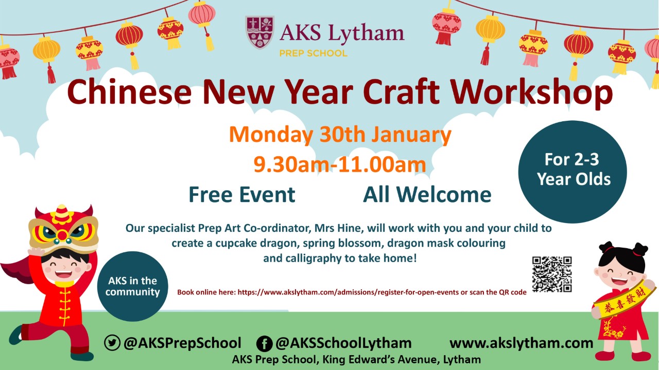 Chinese New Year Craft Workshop - 30th January 2023