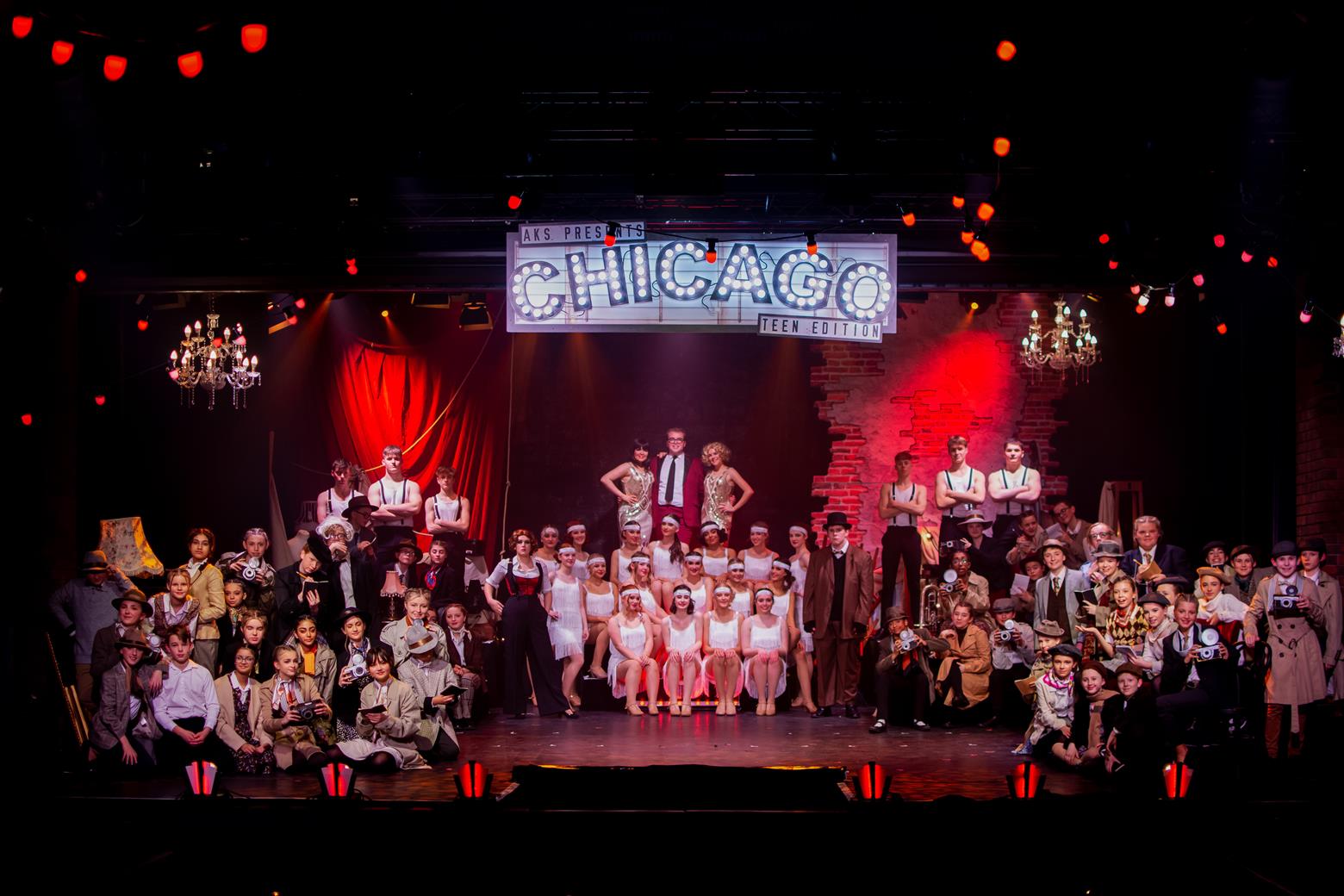 The cast of Chicago razzle-dazzled a packed audience