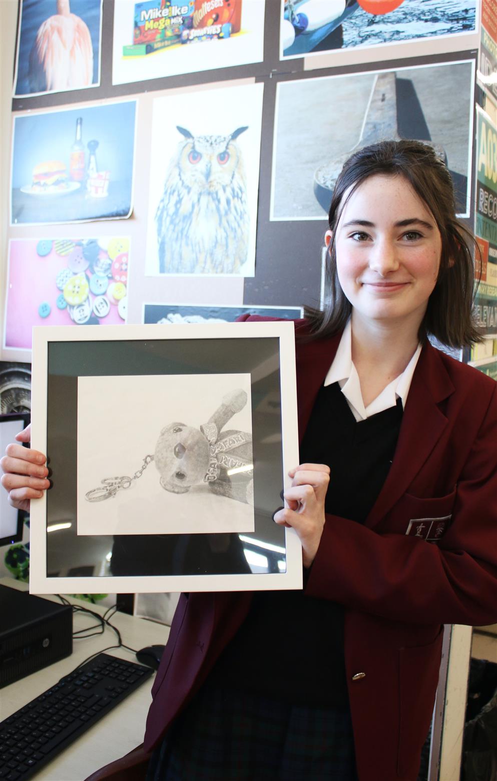 Year 10 student Grace shortlisted in United Learning International Schools Art competition