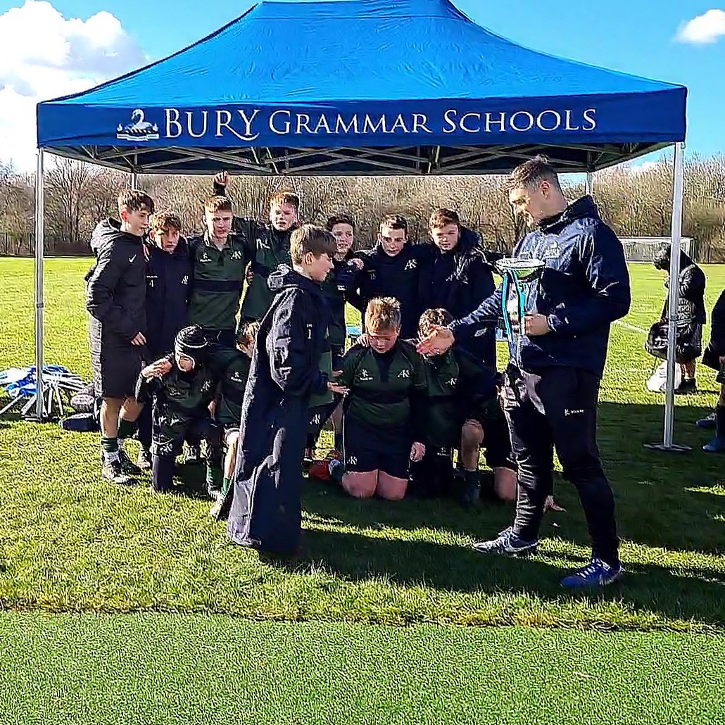 AKS U12 Boys crowned winners at Bury Grammar School Rugby Sevens Tournament