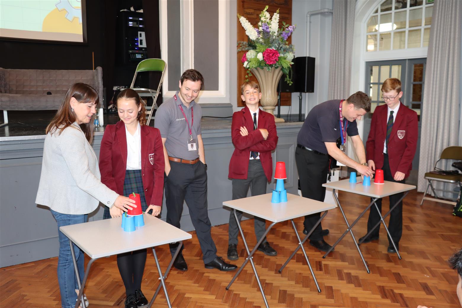 Year 8 meet STEM panel for "A Cuppa with STEM"