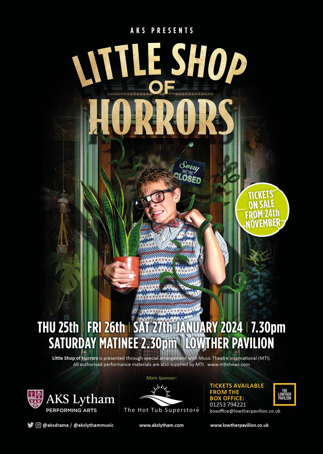AKS presents Little Shop of Horrors at Lowther Pavillion