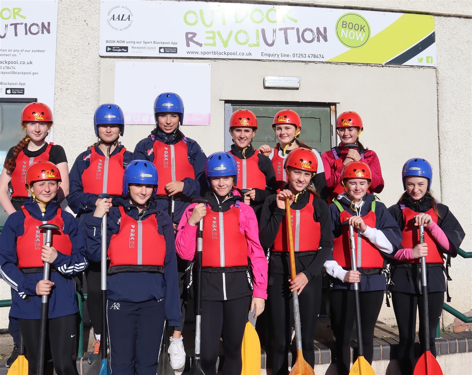 U15 Hockey players enjoy a morning of fun away from the pitch at Outdoor Revolution, Blackpool.