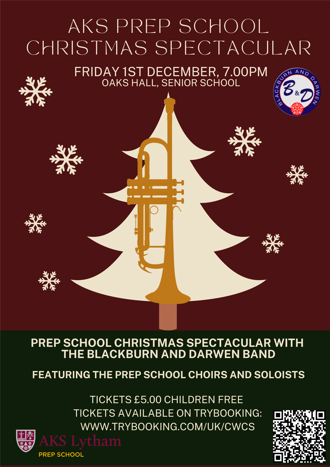 AKS Prep School Christmas Spectacular with the Blackburn & Darwen Band