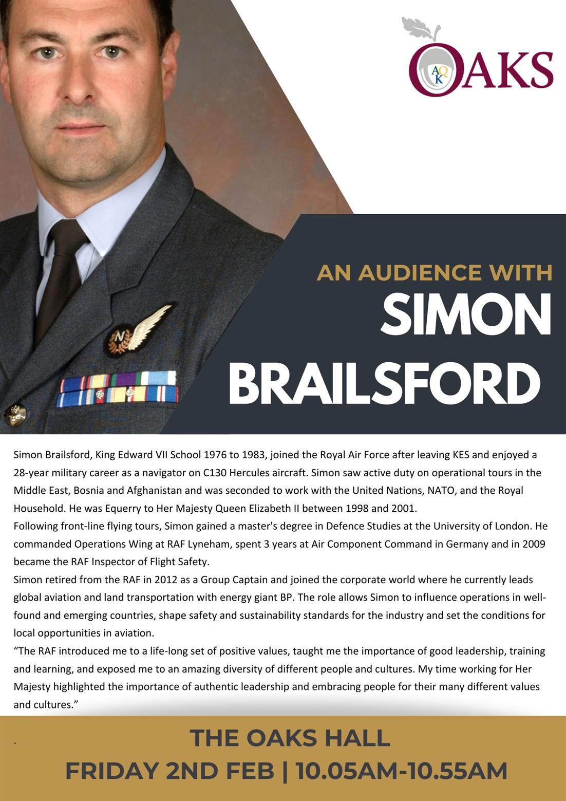 An Audience with Simon Brailsford