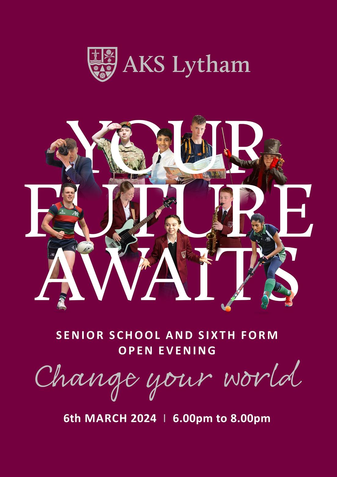 Senior School and Sixth Form Open Evening: 6th March