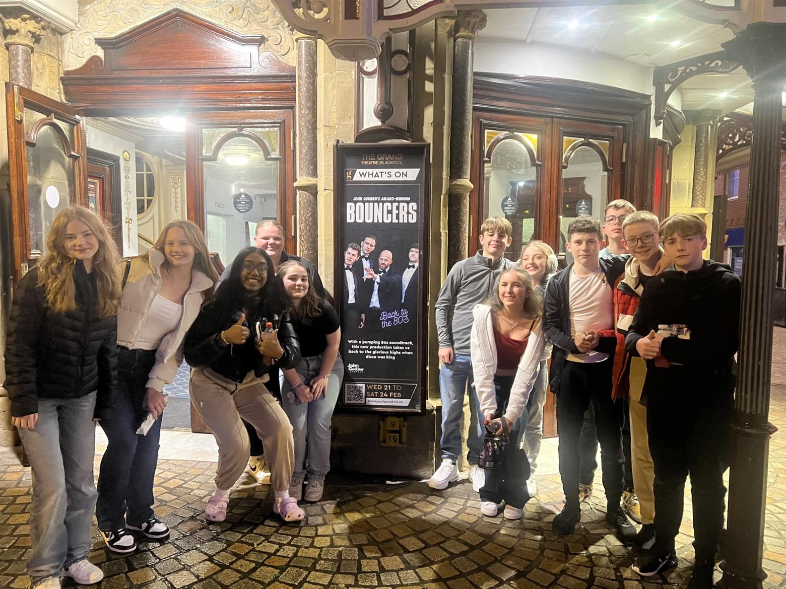 Review of "Bouncers" theatre trip by Isla, Year 10