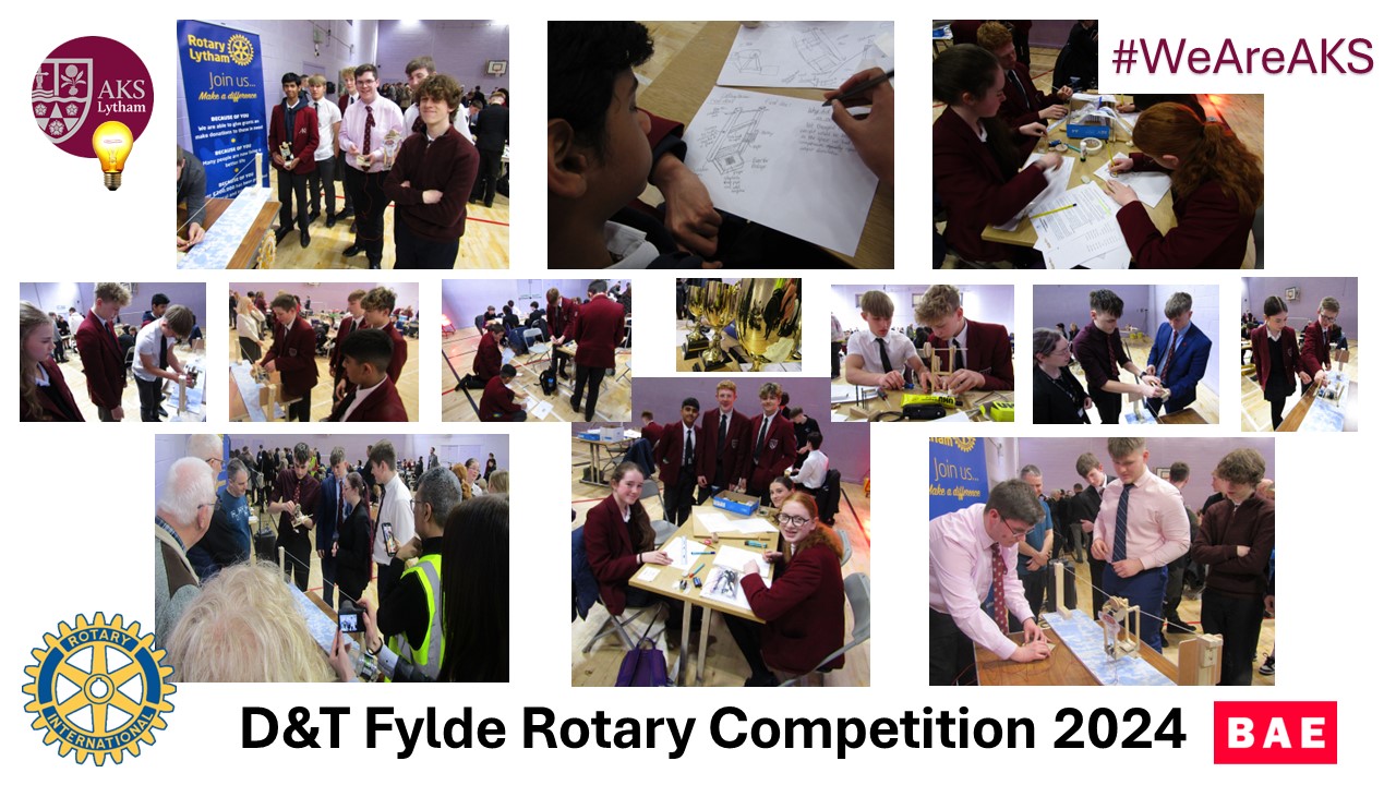 AKS students win first place at Fylde Rotary Design Competition