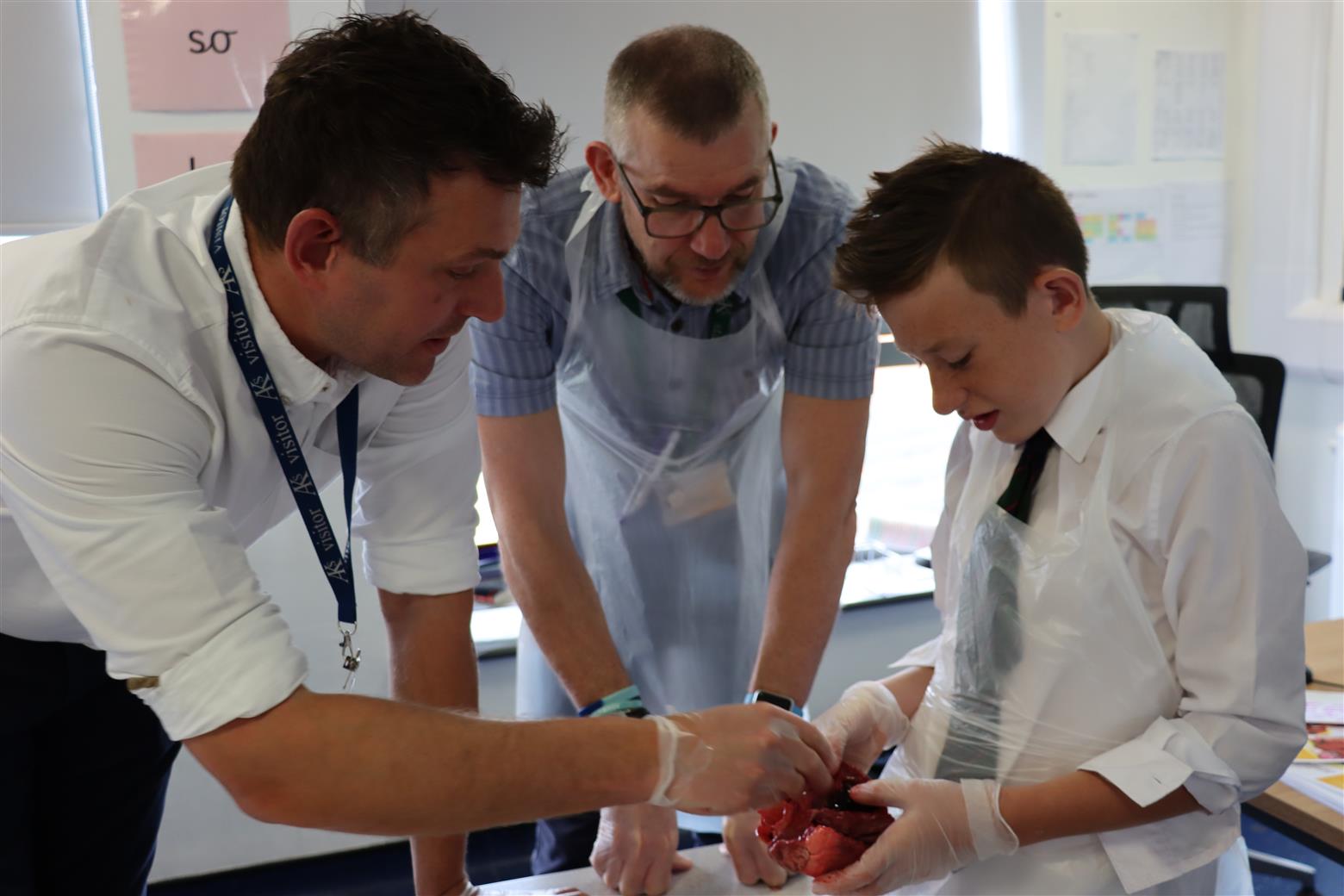 Year 6 Heart Dissection with Dr Carey