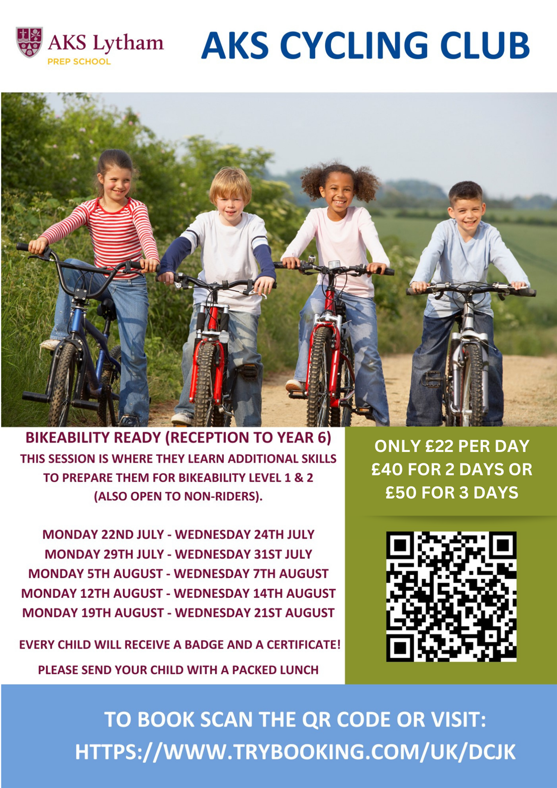 July and August Cycling Club