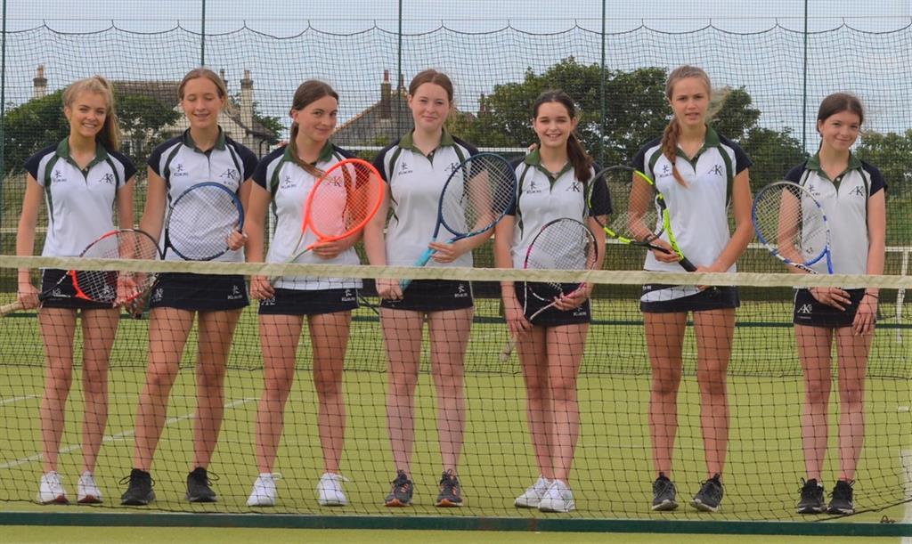 AKS U15 Girls Tennis team win a close match against Rossall