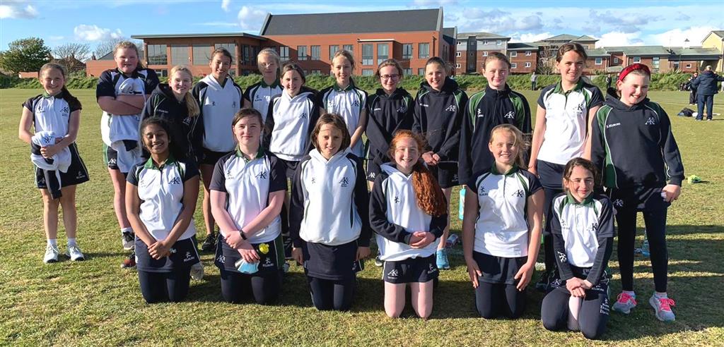 Another first for AKS Y7 & 8 Girls as they take part in their first ever school athletics match
