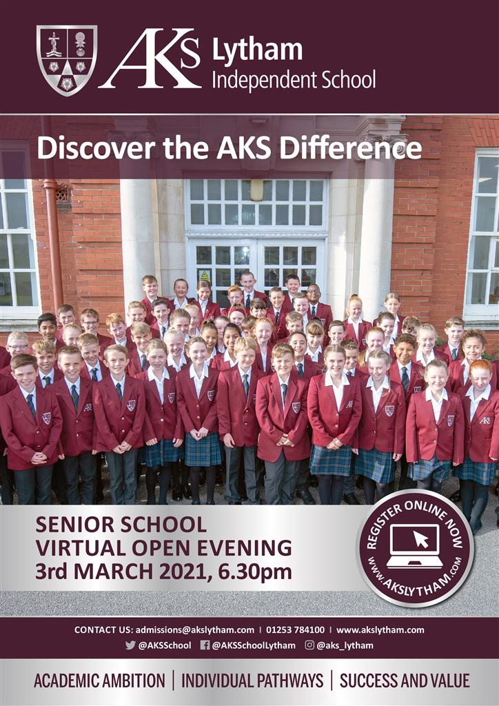 Senior School Virtual Open Evening - 3rd March