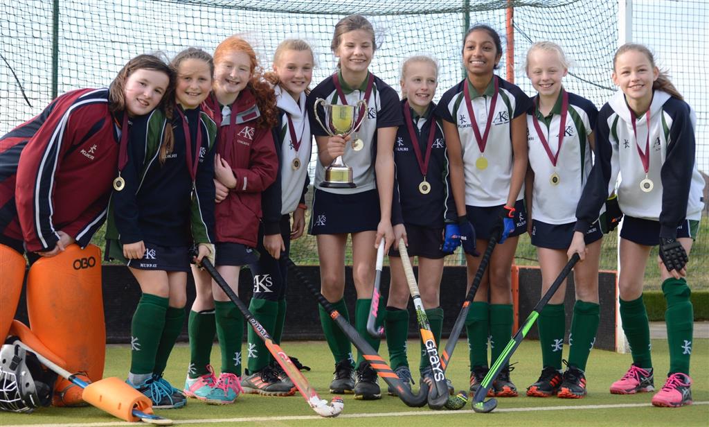 AKS U12 A Hockey team lift the Jean Torrance Memorial Cup while B team win the Plate Competition