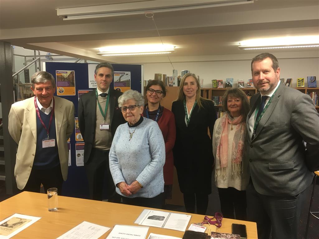 Visit from Lady Milena in advance of Holocaust Memorial Day