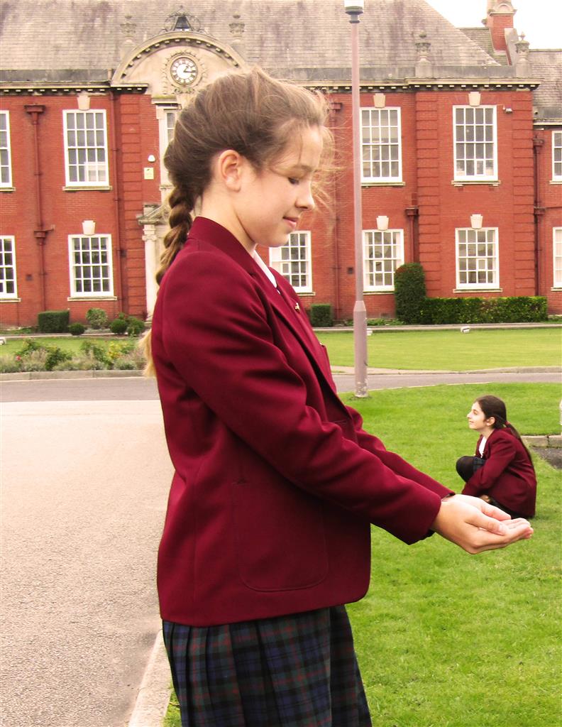 'Giant' Students in Forced Perspective Photography