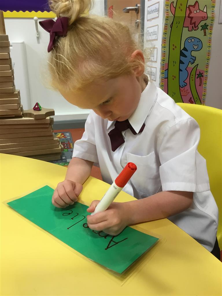 A week of 'firsts' for our hard-working Reception class