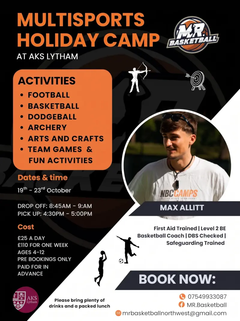 Mr Basketball - Multisports Holiday Camp