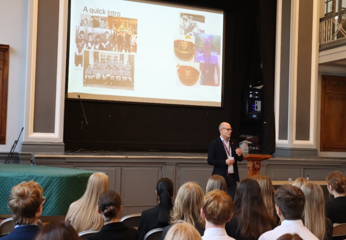 Alumnus Ian Barclay Inspires AKS Lytham Sixth Formers with Insights on Career, Passion, and Perseverance