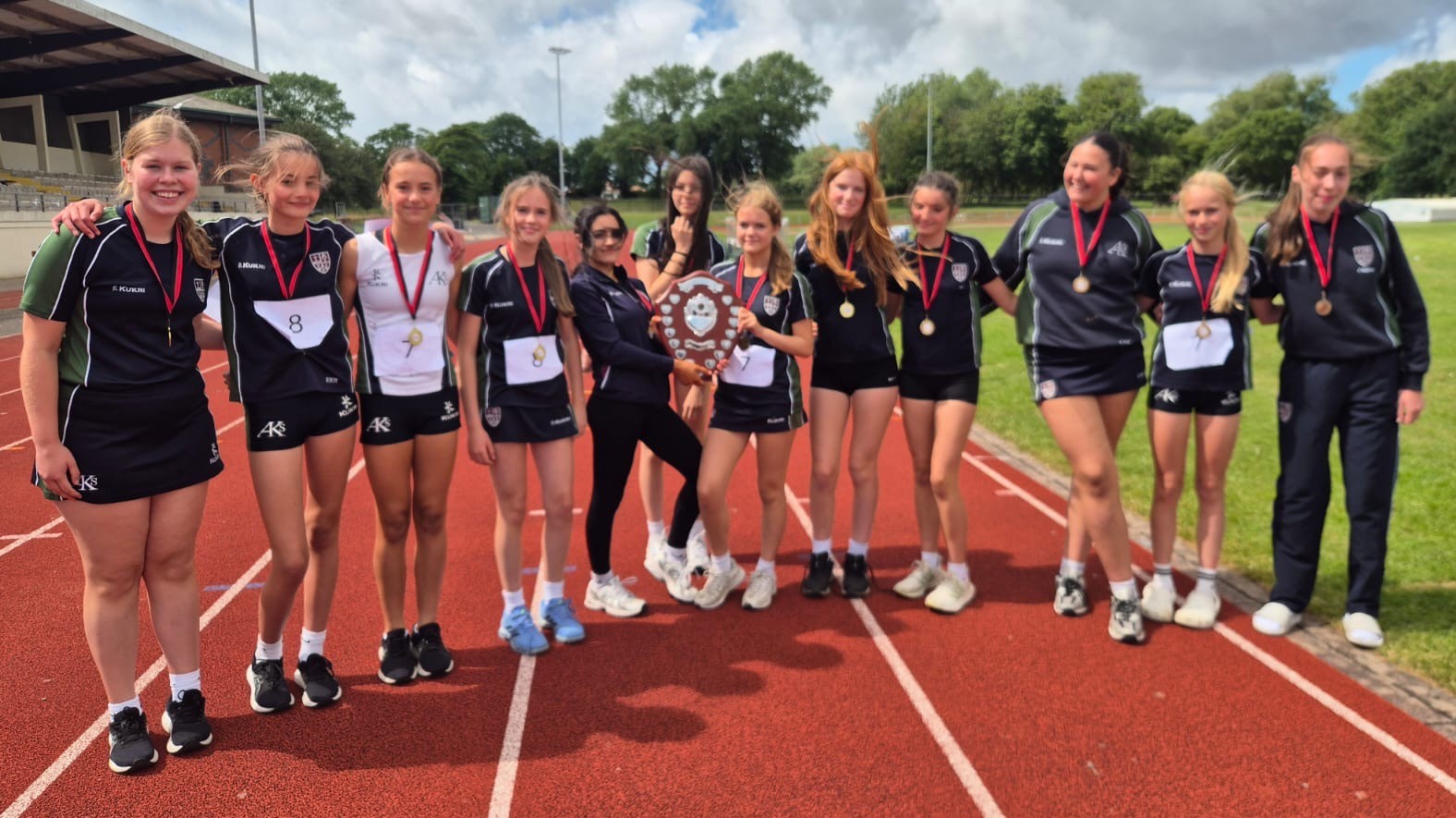 AKS Girls finish athletics season in style winning U14 & U15 Wyre & Fylde Championships