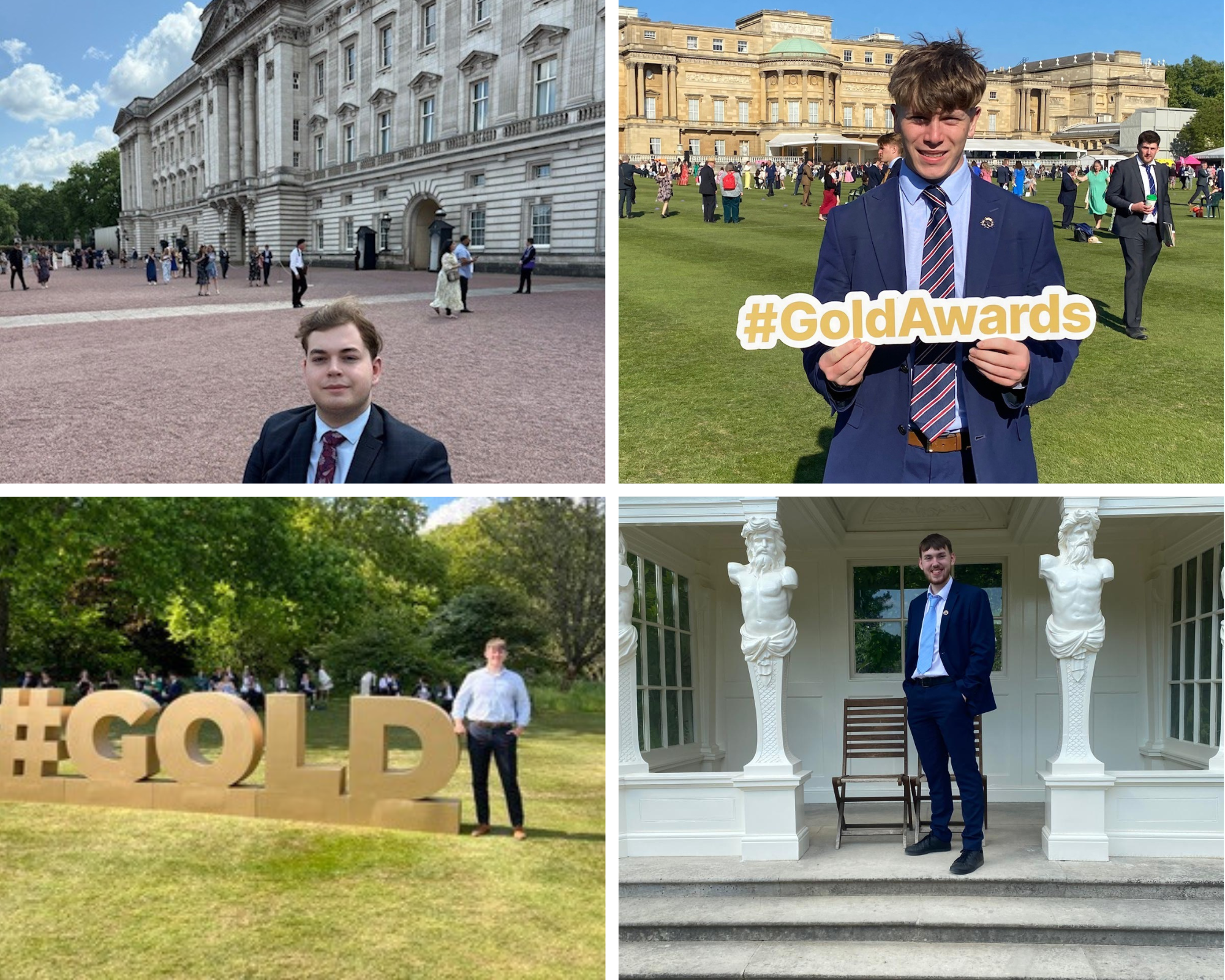 Students attend Buckingham Palace for Gold Duke of Edinburgh Award