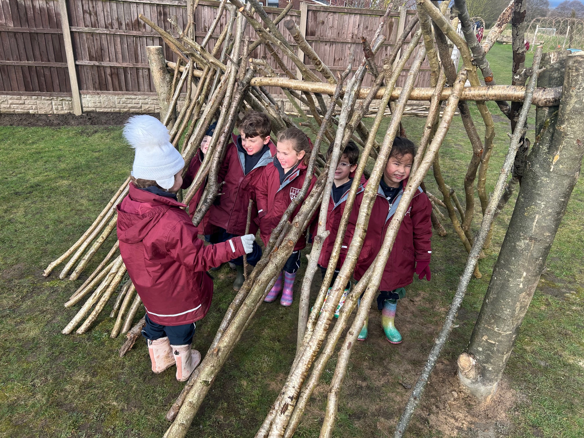 New Den-Building Equipment Enhances Forest School Learning