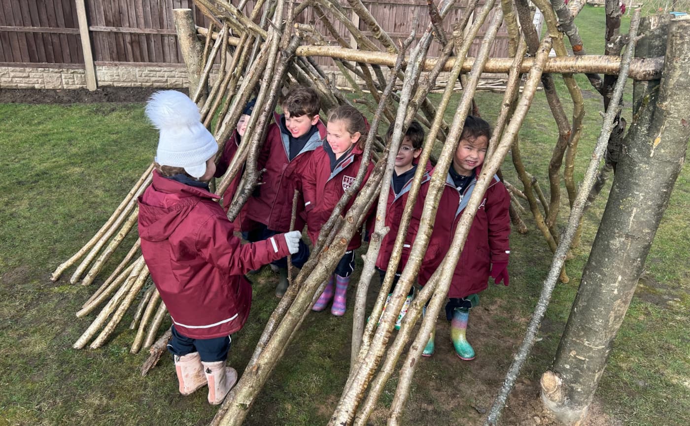 Den Build 29/01/2026 - New Den-Building Equipment Enhances Forest School ...