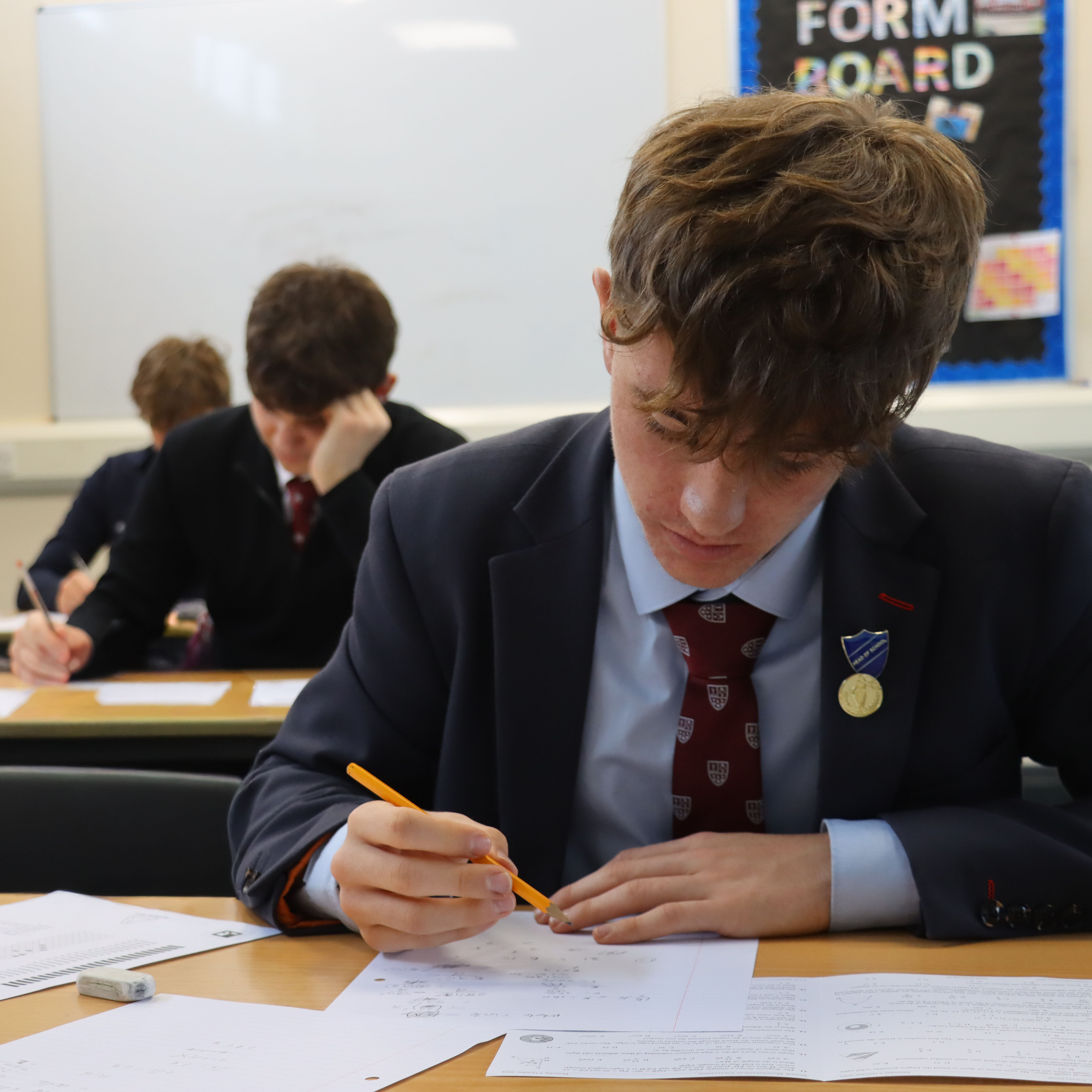 Sixth Form Students Take on UKMT Senior Maths Challenge