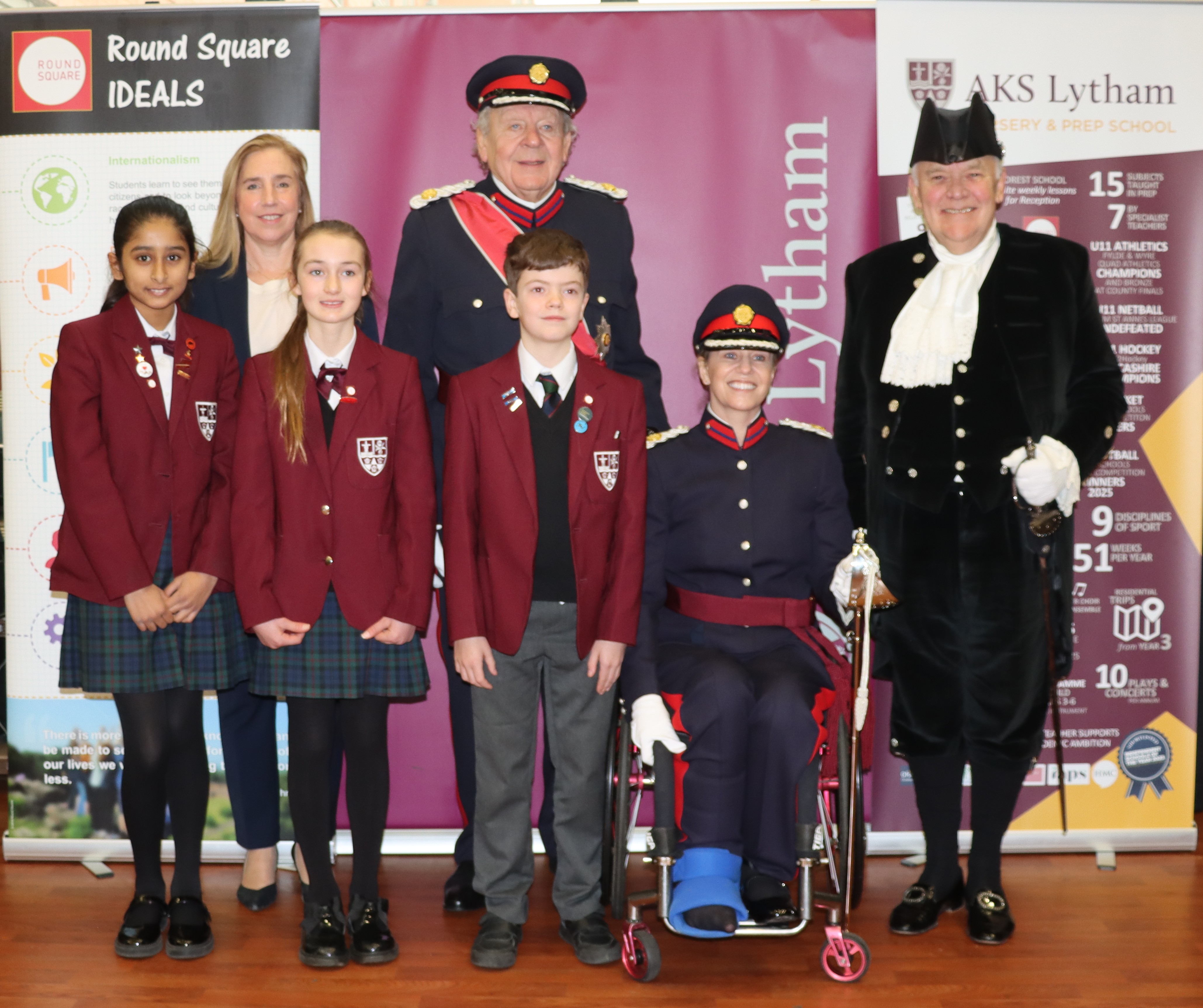 A Visit from the Deputy Lieutenants and Under Sheriff of Lancashire 