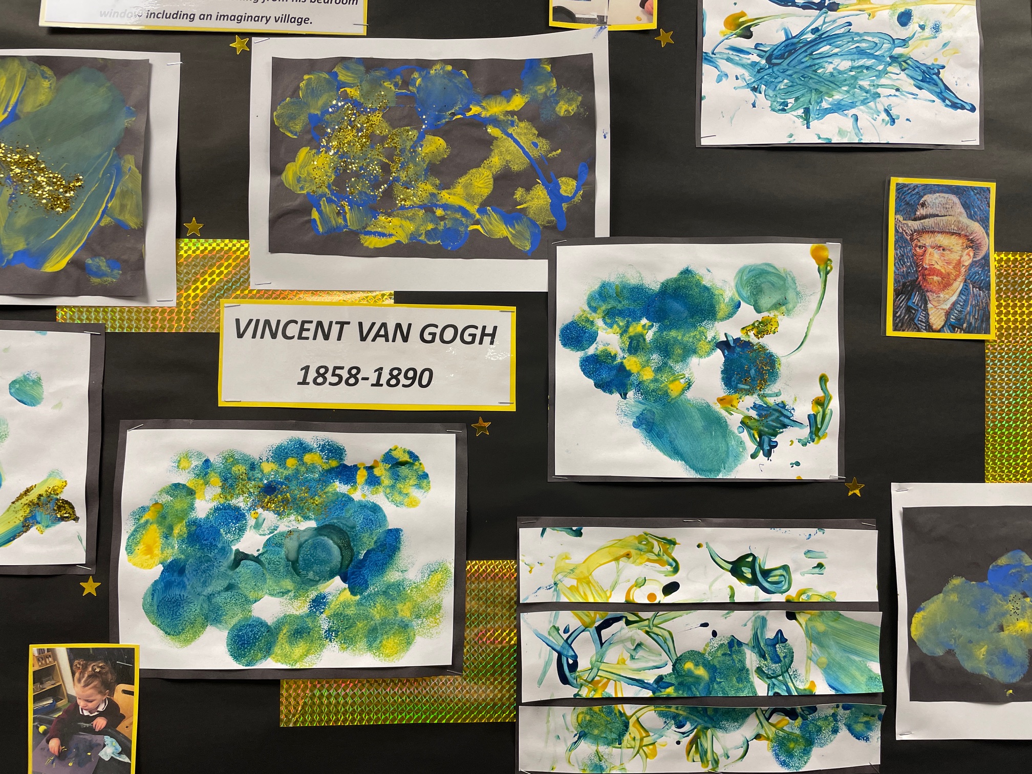 Little Artists Inspired by Van Gogh