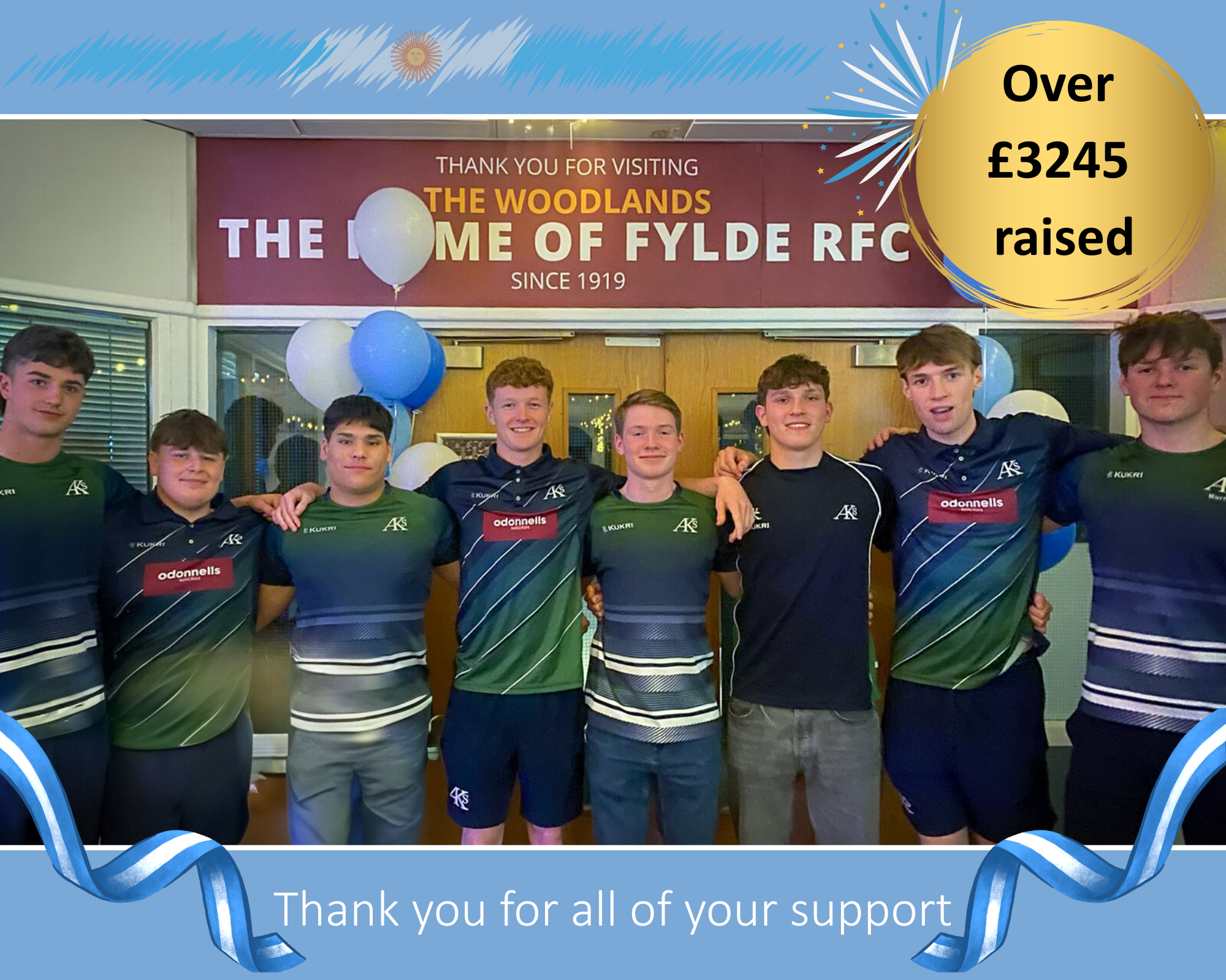 A Fabulous Fundraising Evening raises over £3,000 for AKS rugby tour
