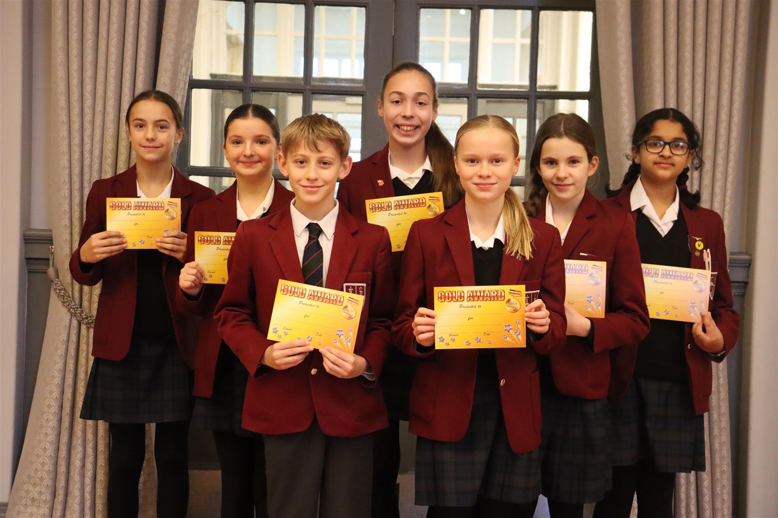 Gold Standard: Year 7 Students Shine