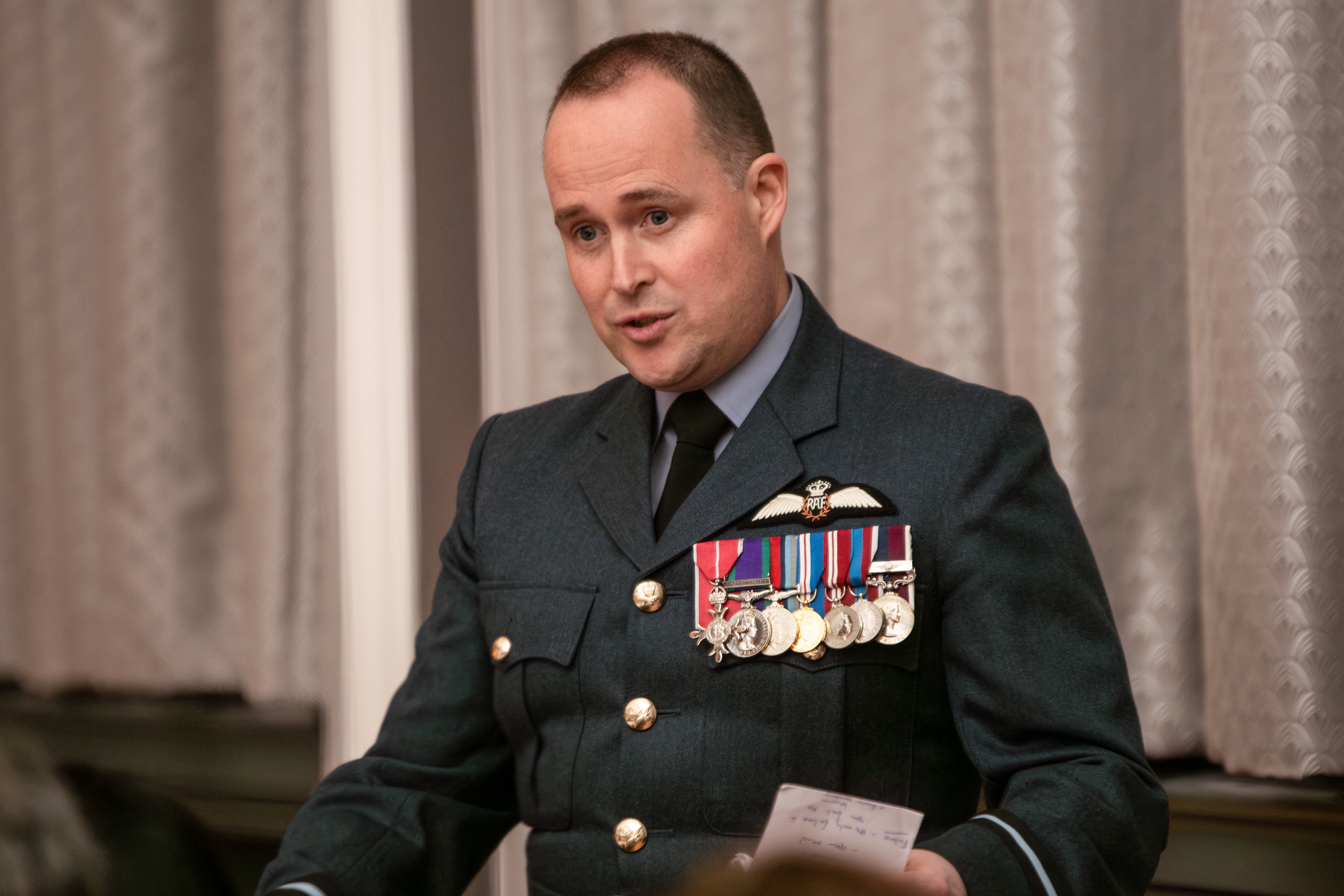 Air Commodore Robin Caine Inspires Year 13 Students at Headmaster’s Dinner