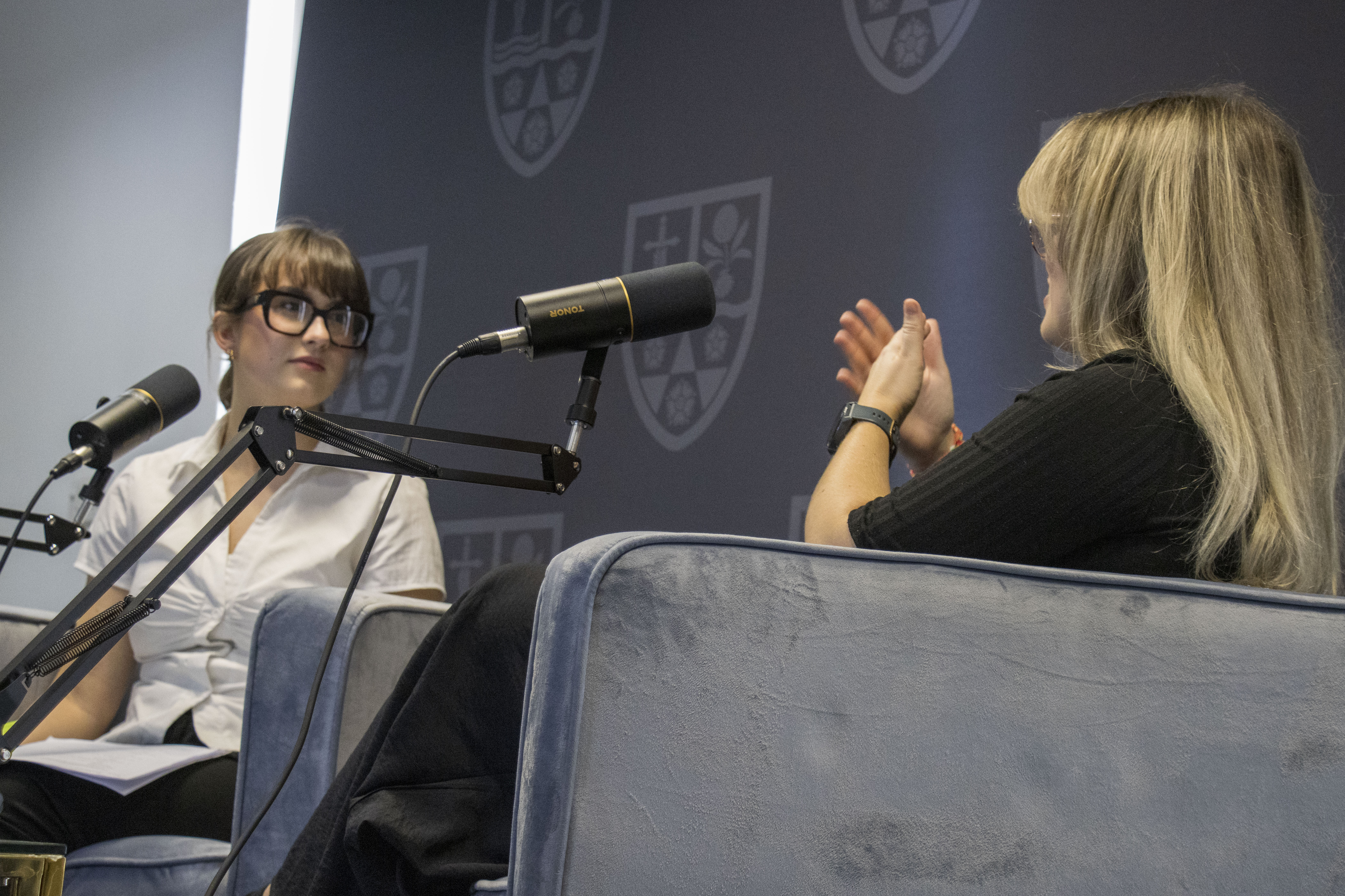 AKS celebrates a milestone with our first recorded student-led podcast