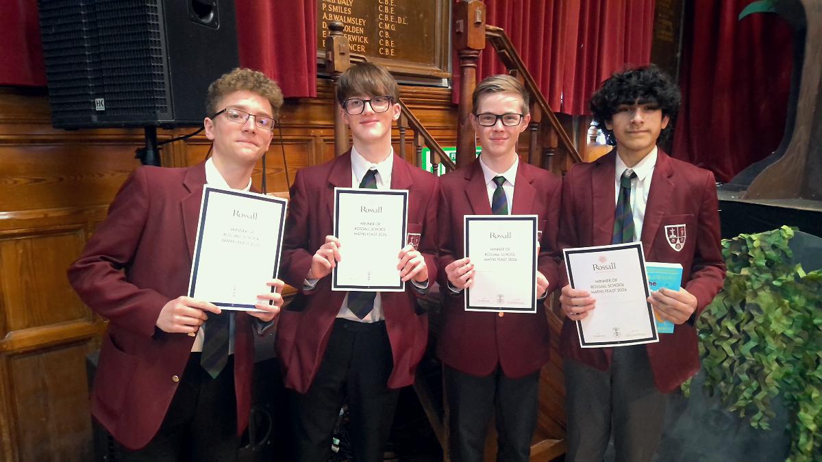 Year 10 Students Triumph at Rossall School’s Annual Maths Feast