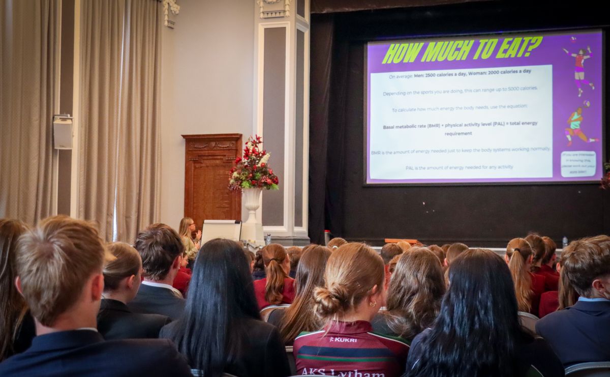 AKS students listen to Leah Style from Lexington as she discusses nutrition.jpg
