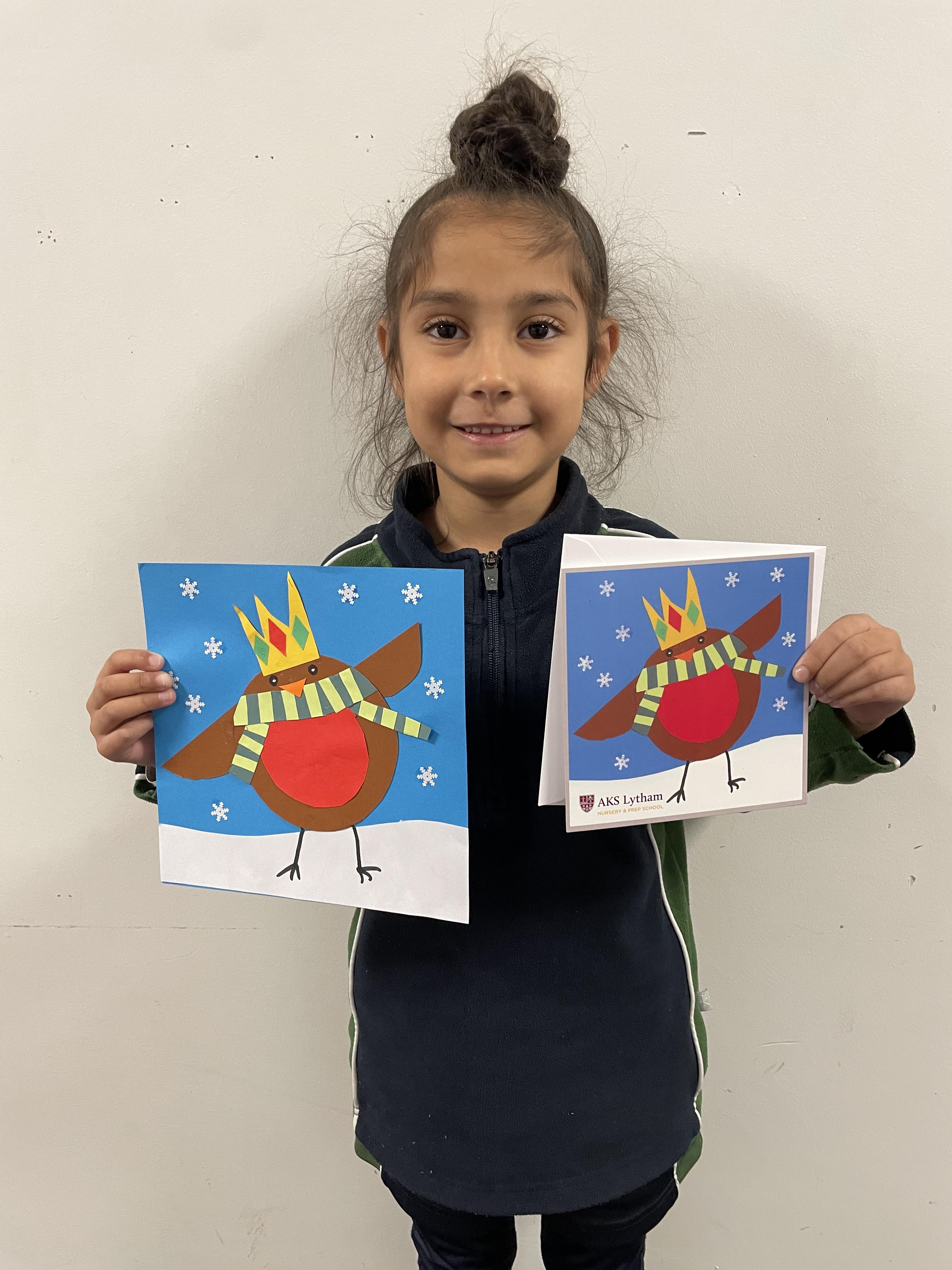 Arjan’s Design Selected for Prep School Christmas Card