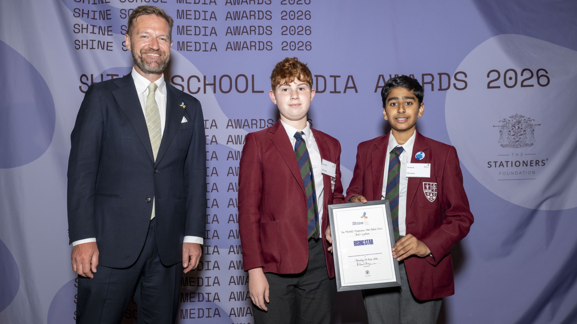 AKS Recognised at Shine School Media Awards with Rising Star Win and Podcast Commendation